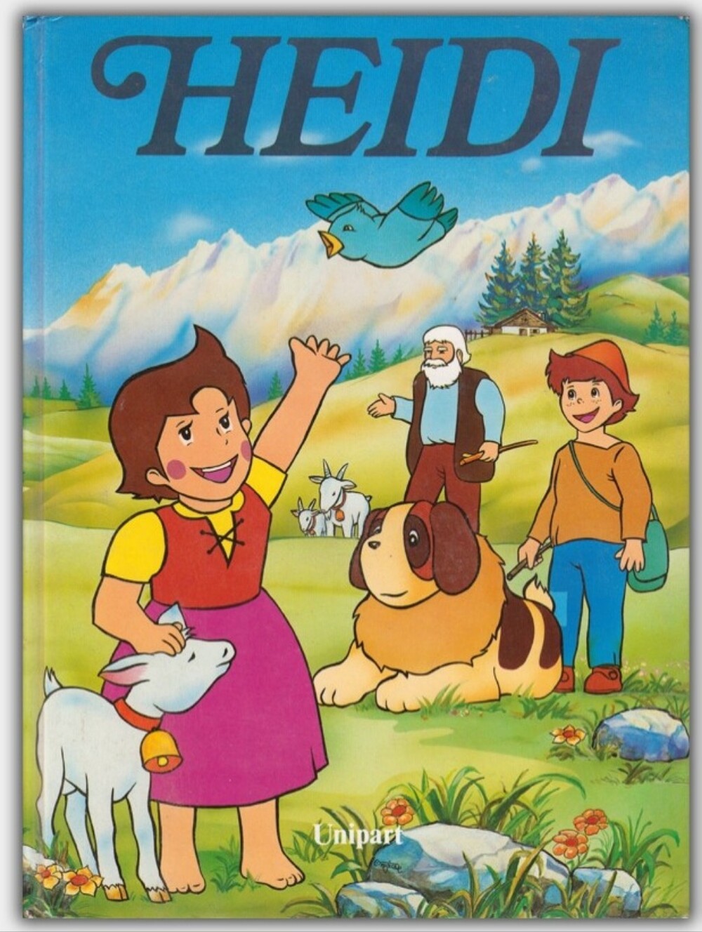 Vintage 1987 Heidi German Children’s Hardcover Book – Unipart Verlag